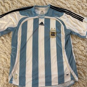 Adidas Authentic Argentina Jersey NWOT Large